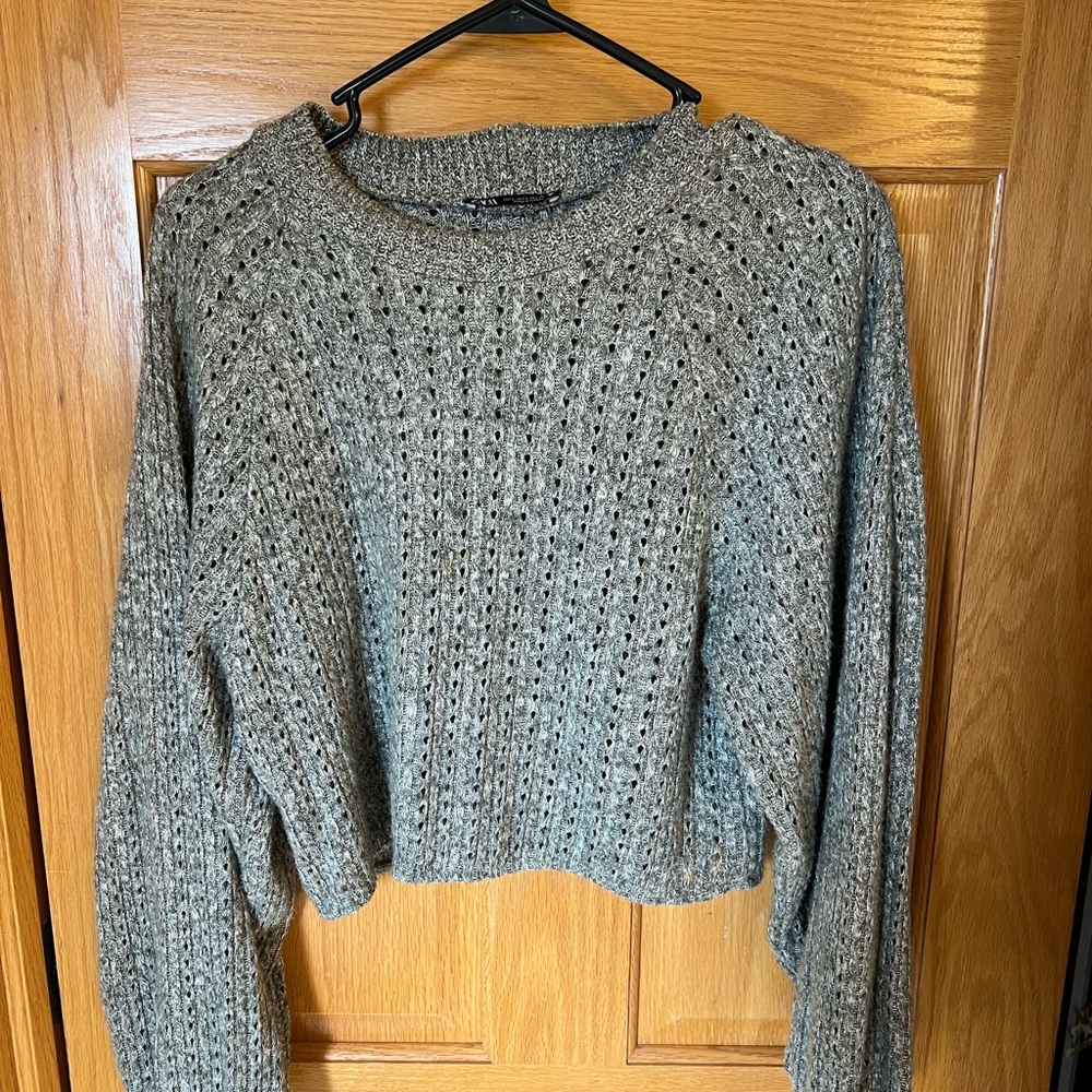 Zara crop sweater